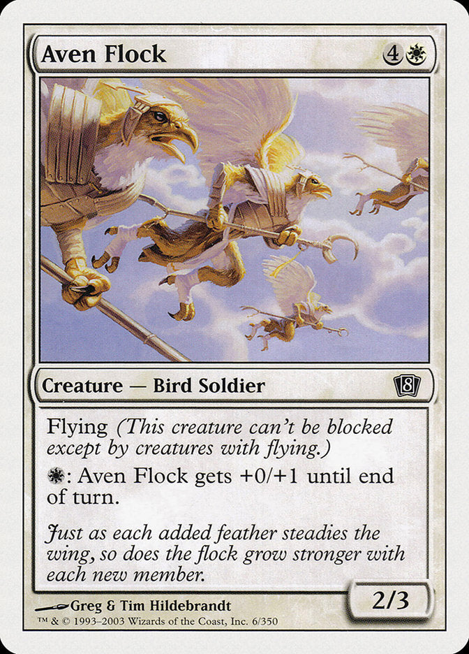 Aven Flock (6) [Eighth Edition] | Odin's Place