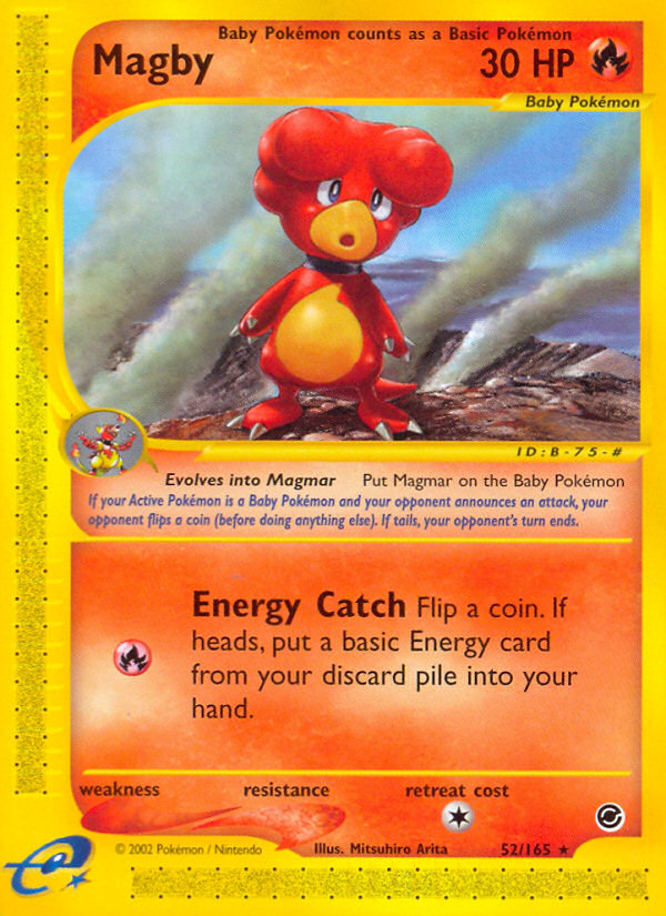 Magby (52/165) [Expedition: Base Set] | Odin's Place
