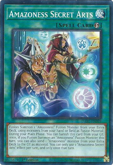 Amazoness Secret Arts [DABL-EN099] Common | Odin's Place