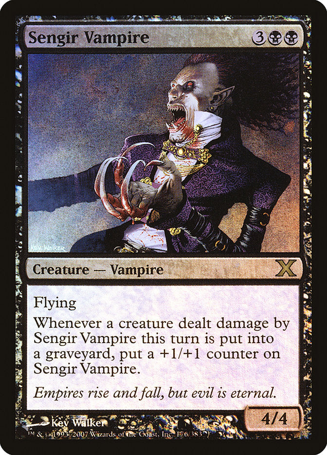 Sengir Vampire (Premium Foil) [Tenth Edition] | Odin's Place