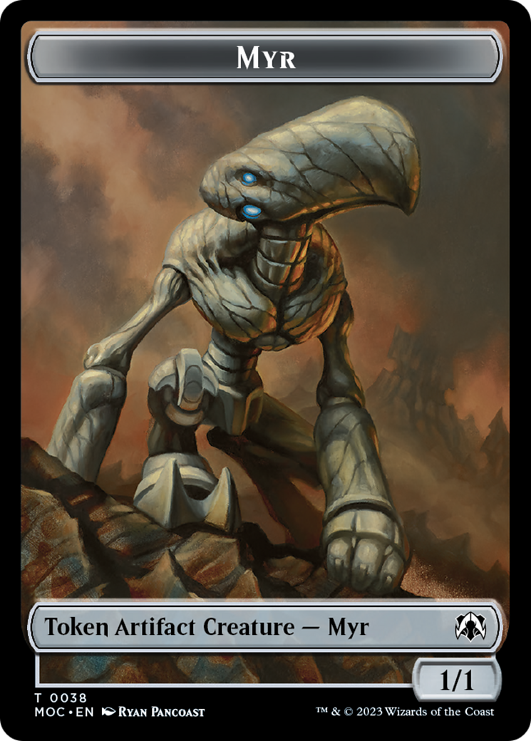 Phyrexian Germ // Myr Double-Sided Token [March of the Machine Commander Tokens] | Odin's Place