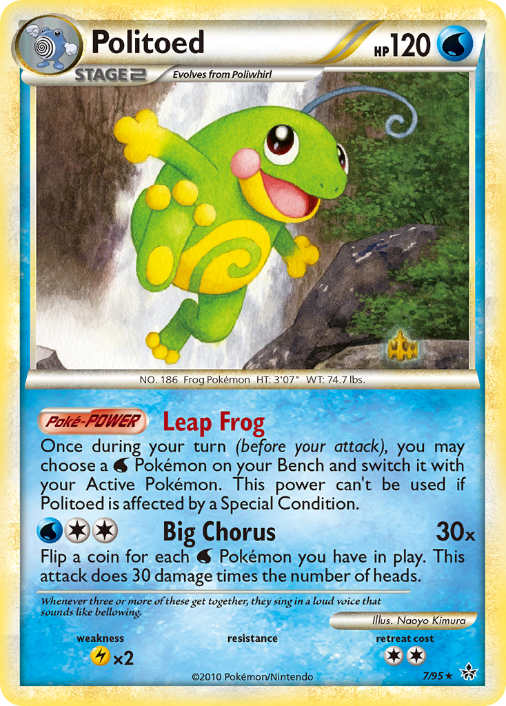 Politoed (7/95) [HeartGold & SoulSilver: Unleashed] | Odin's Place