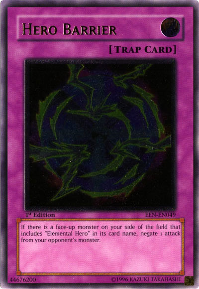 Hero Barrier [EEN-EN049] Ultimate Rare | Odin's Place