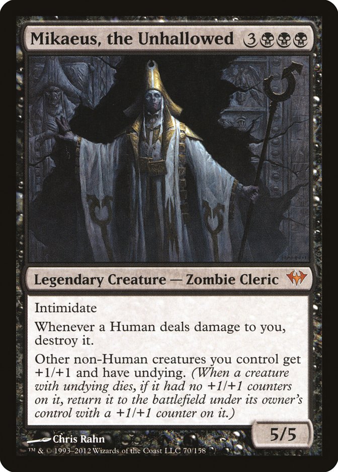 Mikaeus, the Unhallowed (70) [Dark Ascension] | Odin's Place
