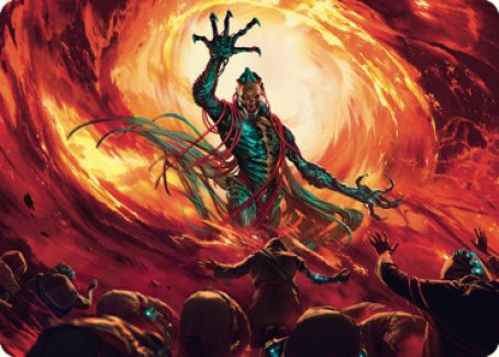 Gix, Yawgmoth Praetor Art Card [The Brothers' War Art Series] | Odin's Place