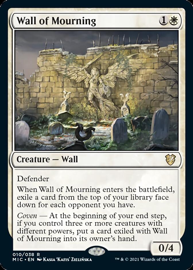 Wall of Mourning [Innistrad: Midnight Hunt Commander] | Odin's Place