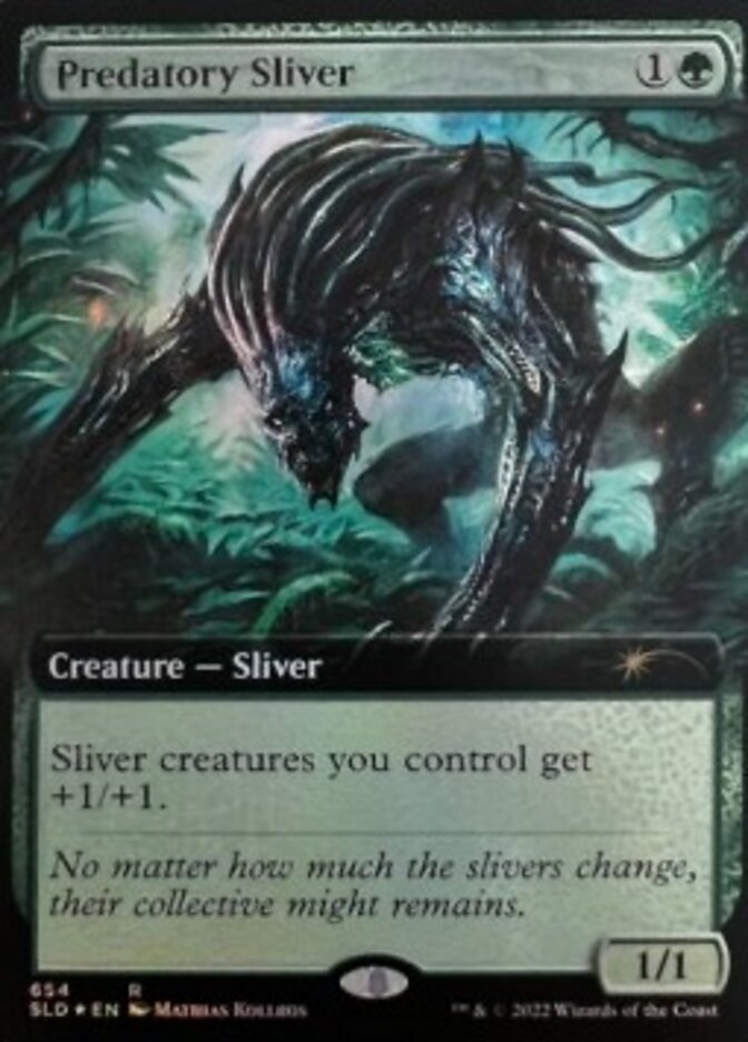 Predatory Sliver (Extended Art) [Secret Lair Drop Promos] | Odin's Place