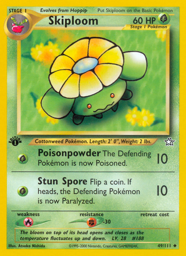 Skiploom (49/111) [Neo Genesis 1st Edition] | Odin's Place