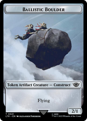 Ballistic Boulder // Food (0022) Double-Sided Token (Surge Foil) [The Lord of the Rings: Tales of Middle-Earth Tokens] | Odin's Place