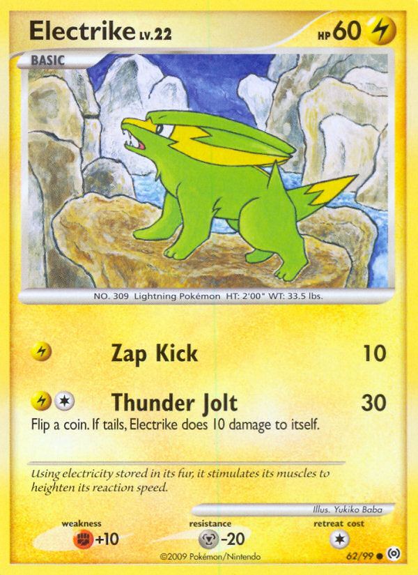 Electrike (62/99) [Platinum: Arceus] | Odin's Place