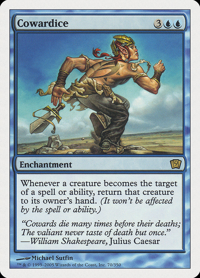 Cowardice (70) [Ninth Edition] | Odin's Place