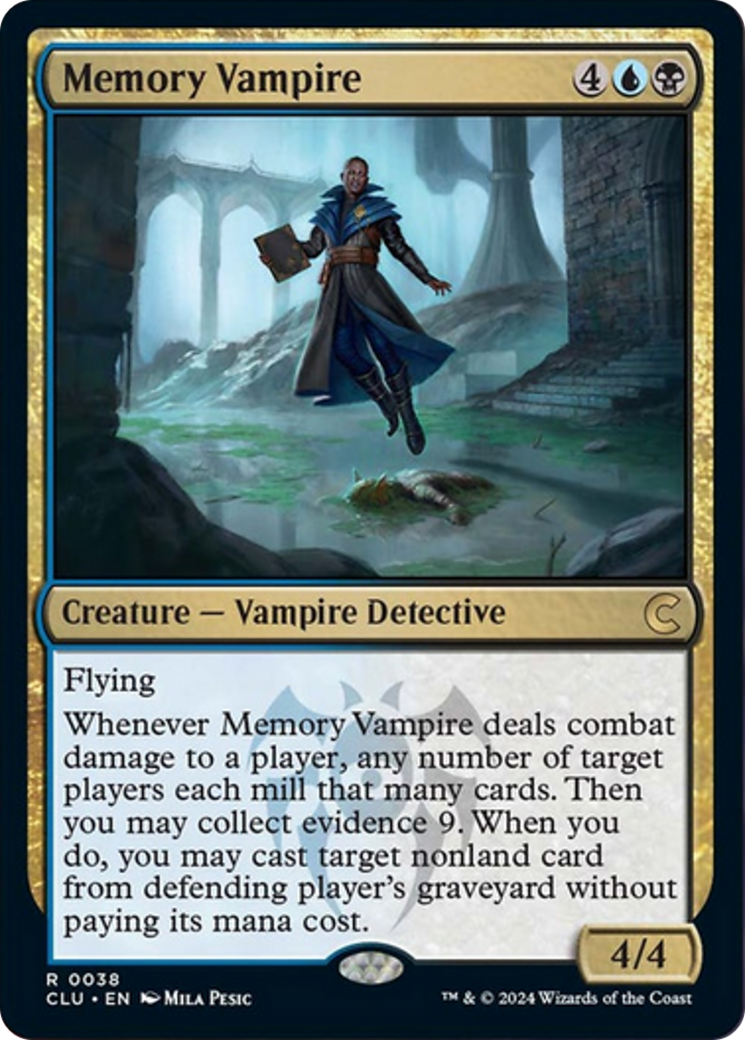 Memory Vampire [Ravnica: Clue Edition] | Odin's Place