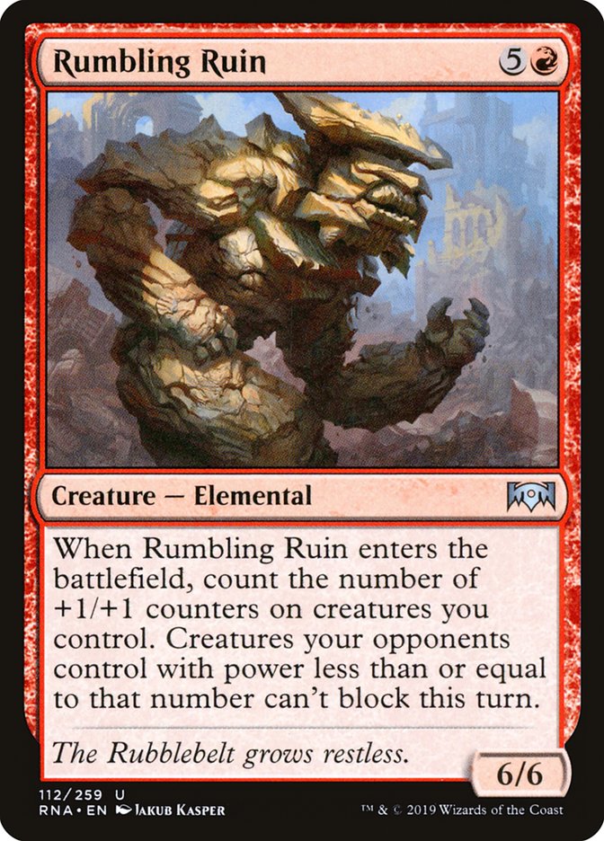 Rumbling Ruin (112) [Ravnica Allegiance] | Odin's Place