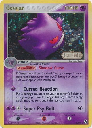 Gengar (5/92) (Stamped) [EX: Legend Maker] | Odin's Place