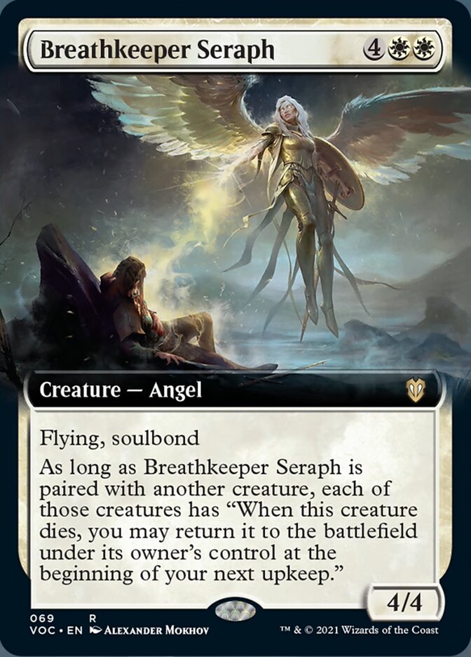 Breathkeeper Seraph (Extended Art) [Innistrad: Crimson Vow Commander] | Odin's Place
