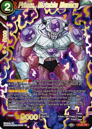 Frieza, Mutable Menace (Gold Stamped) (P-201) [Mythic Booster] | Odin's Place
