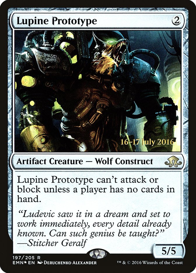 Lupine Prototype (197) [Eldritch Moon Prerelease Promos] | Odin's Place