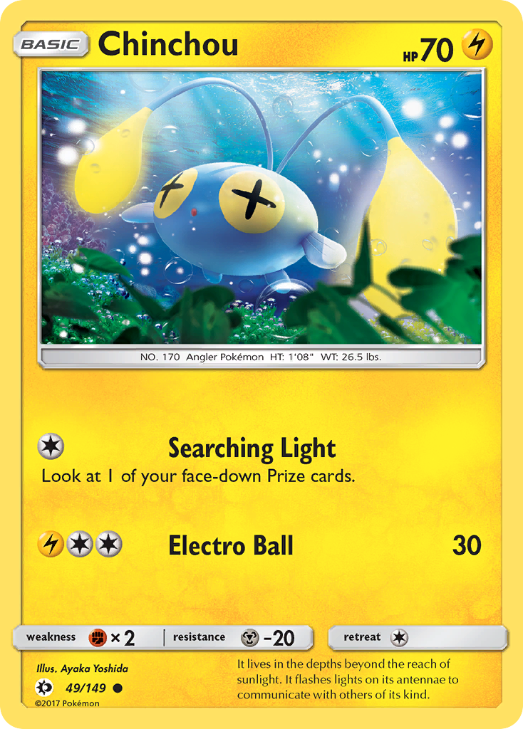 Chinchou (49/149) [Sun & Moon: Base Set] | Odin's Place
