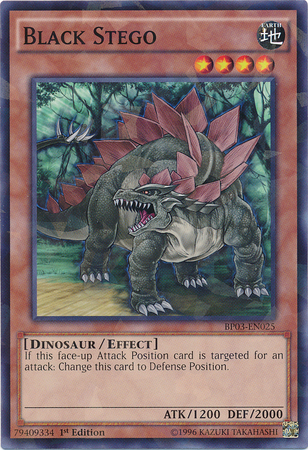 Black Stego [BP03-EN025] Shatterfoil Rare | Odin's Place