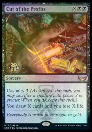 Cut of the Profits [Streets of New Capenna Prerelease Promos] | Odin's Place