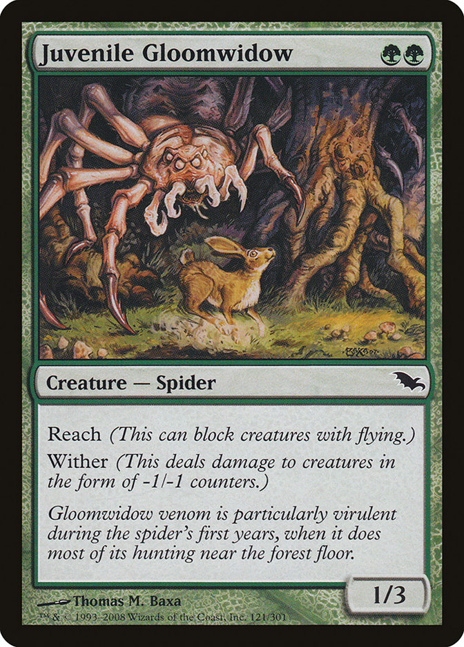 Juvenile Gloomwidow (121) [Shadowmoor] | Odin's Place