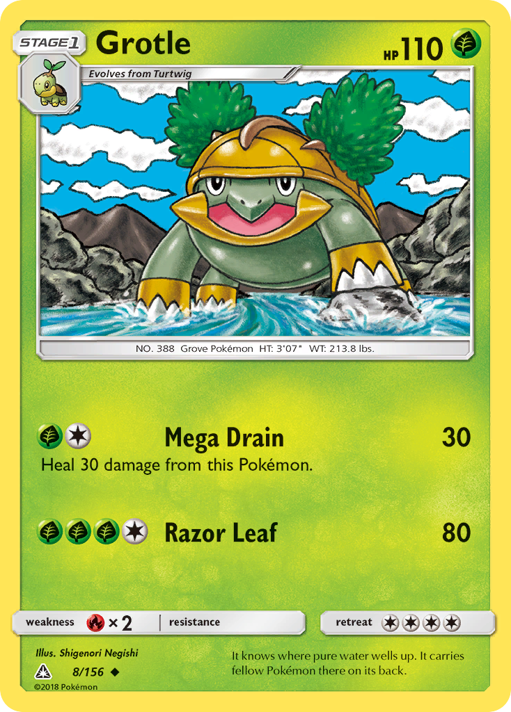 Grotle (8/156) [Sun & Moon: Ultra Prism] | Odin's Place