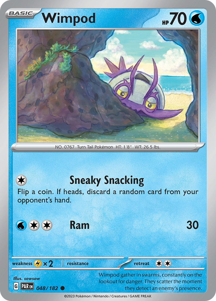 Wimpod (048/182) [Scarlet & Violet: Paradox Rift] | Odin's Place