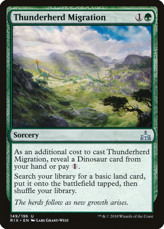 Thunderherd Migration (149) [Rivals of Ixalan] | Odin's Place