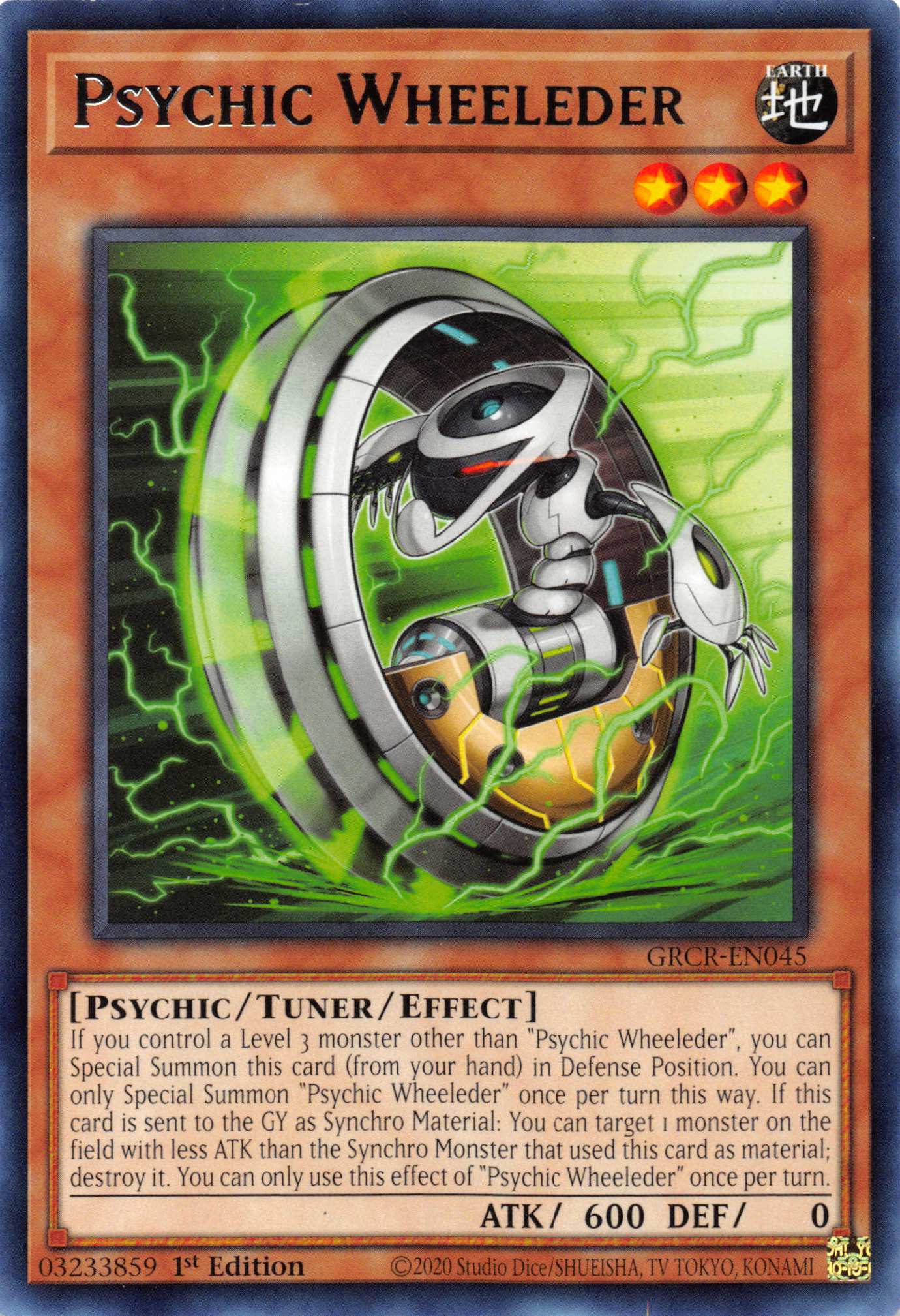 Psychic Wheeleder [GRCR-EN045] Rare | Odin's Place