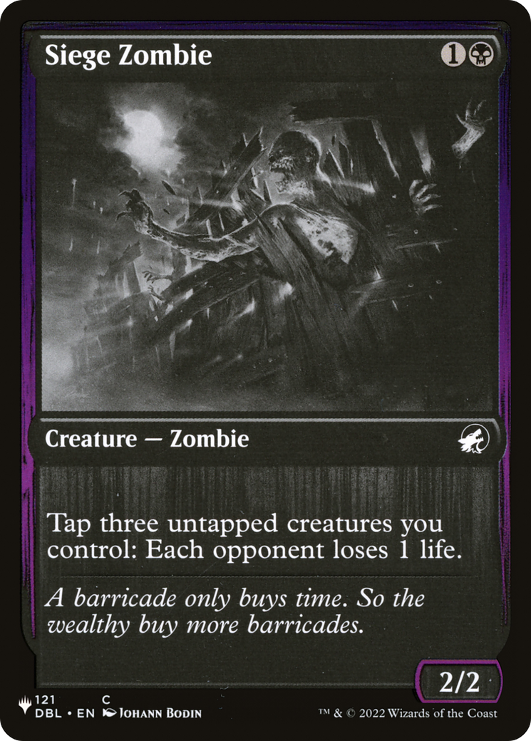 Siege Zombie [The List] | Odin's Place