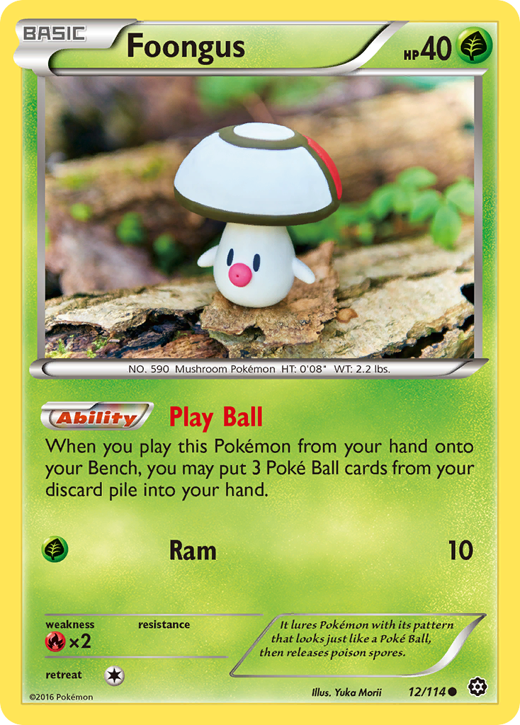 Foongus (12/114) [XY: Steam Siege] | Odin's Place