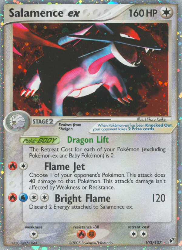 Salamence ex (103/107) [EX: Deoxys] | Odin's Place