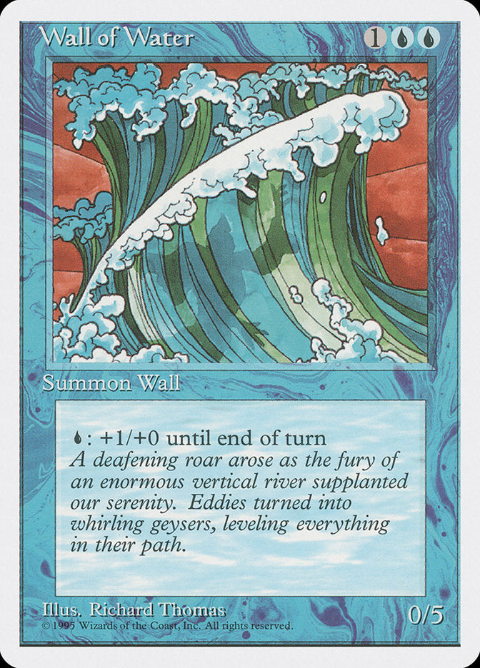 Wall of Water (114) [Fourth Edition] | Odin's Place