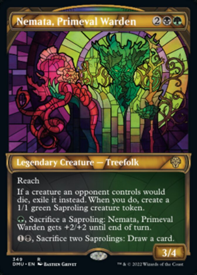 Nemata, Primeval Warden (Showcase Textured) [Dominaria United] | Odin's Place