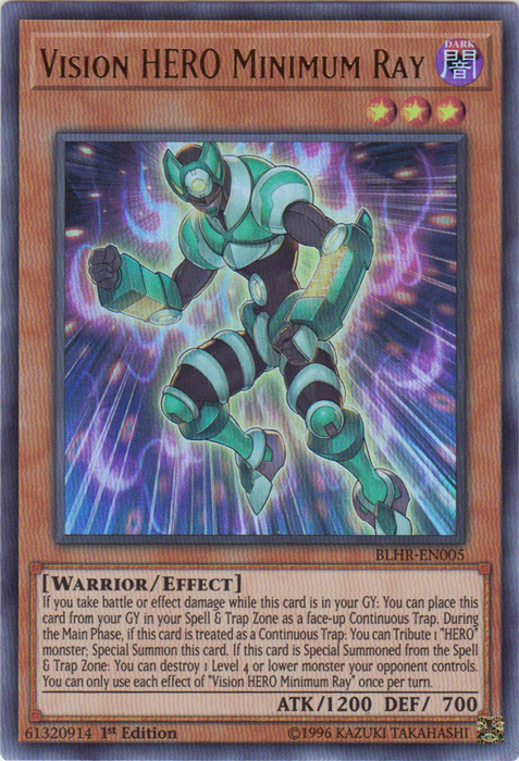 Vision Hero Minimum Ray [BLHR-EN005] Ultra Rare | Odin's Place