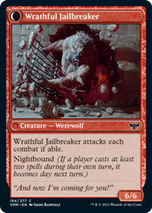 Weary Prisoner // Wrathful Jailbreaker [Innistrad: Crimson Vow] | Odin's Place