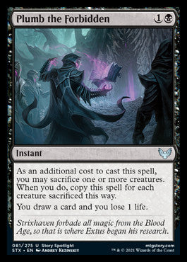 Plumb the Forbidden [Strixhaven: School of Mages] | Odin's Place