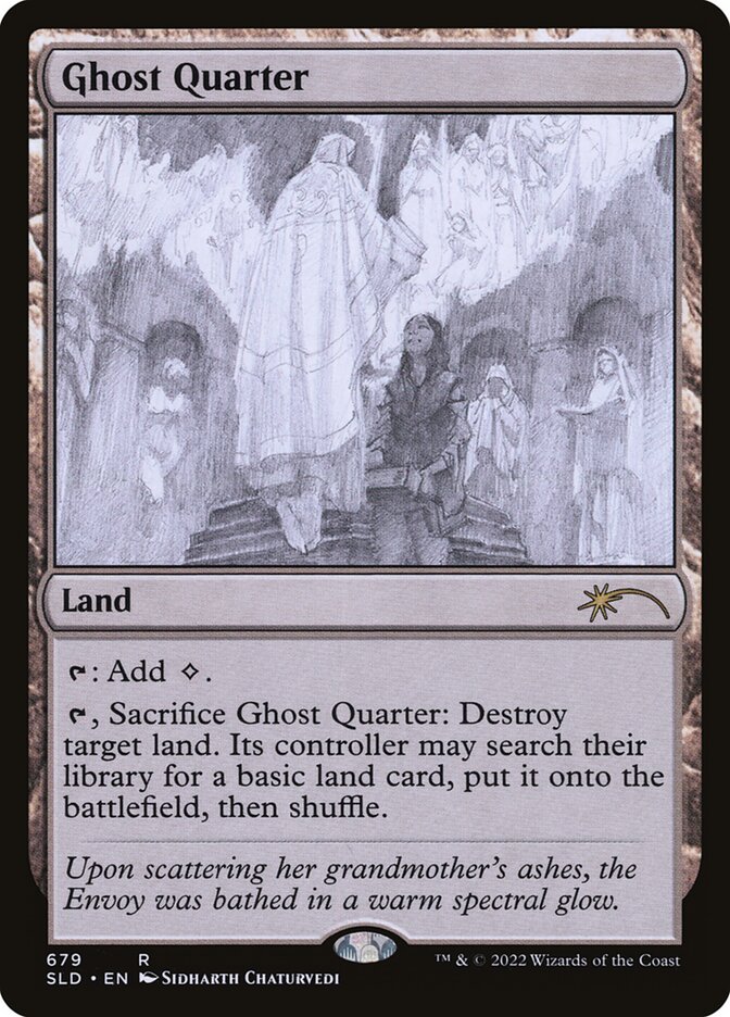Ghost Quarter (Sketch) [Secret Lair Drop Promos] | Odin's Place