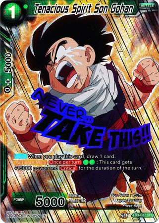Tenacious Spirit Son Gohan (SPR) (TB3-037) [Clash of Fates] | Odin's Place