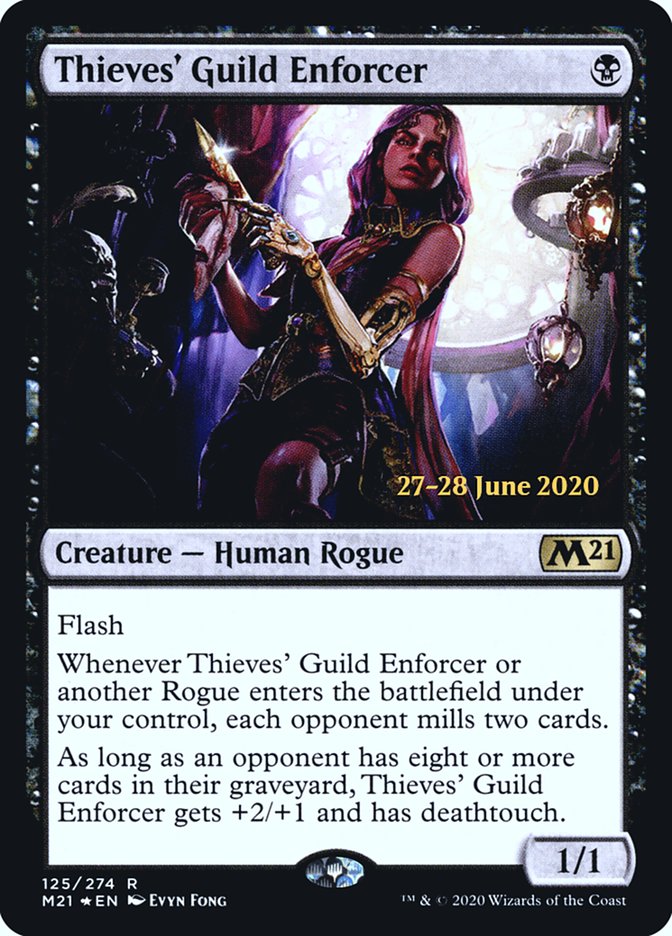 Thieves' Guild Enforcer [Core Set 2021 Prerelease Promos] | Odin's Place
