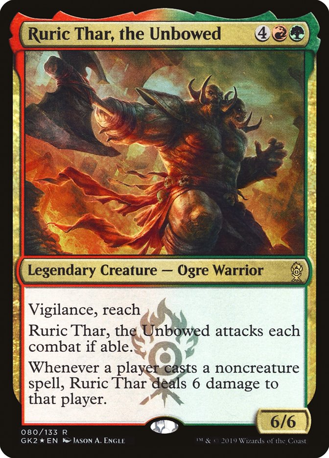 Ruric Thar, the Unbowed (80) [Ravnica Allegiance Guild Kit] | Odin's Place