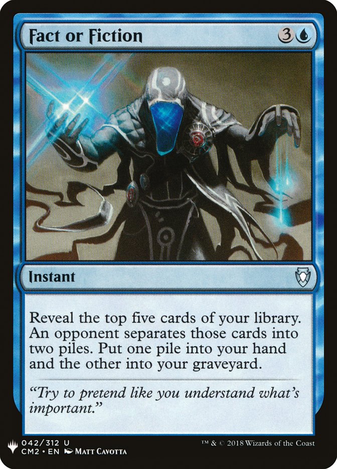 Fact or Fiction [Mystery Booster] | Odin's Place