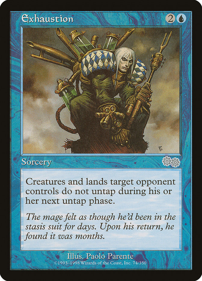 Exhaustion (74) [Urza's Saga] | Odin's Place