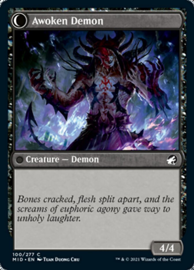 Ecstatic Awakener // Awoken Demon [Innistrad: Midnight Hunt] | Odin's Place