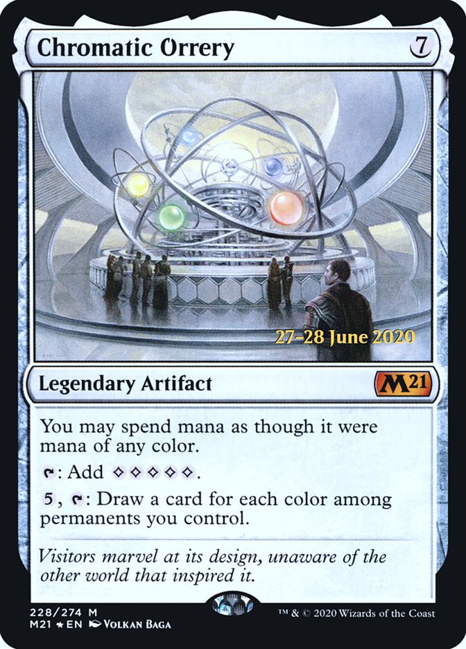 Chromatic Orrery [Core Set 2021 Prerelease Promos] | Odin's Place