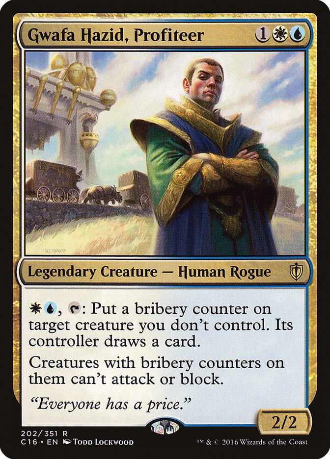 Gwafa Hazid, Profiteer (202) [Commander 2016] | Odin's Place