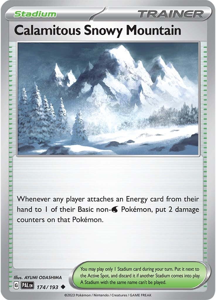 Calamitous Snowy Mountain (174/193) [Scarlet & Violet: Paldea Evolved] | Odin's Place