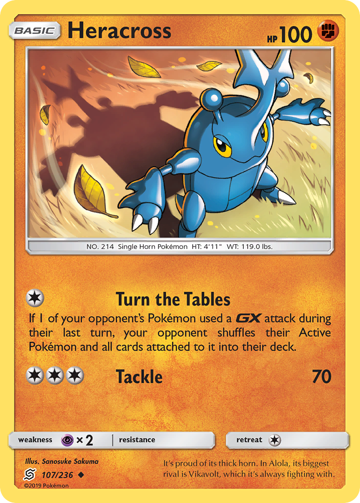 Heracross (107/236) [Sun & Moon: Unified Minds] | Odin's Place
