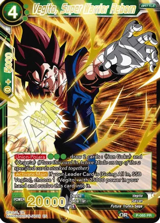 Vegito, Super Warrior Reborn (Gold Stamped) (P-065) [Mythic Booster] | Odin's Place