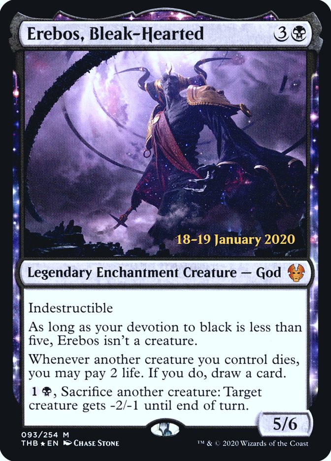 Erebos, Bleak-Hearted [Theros Beyond Death Prerelease Promos] | Odin's Place